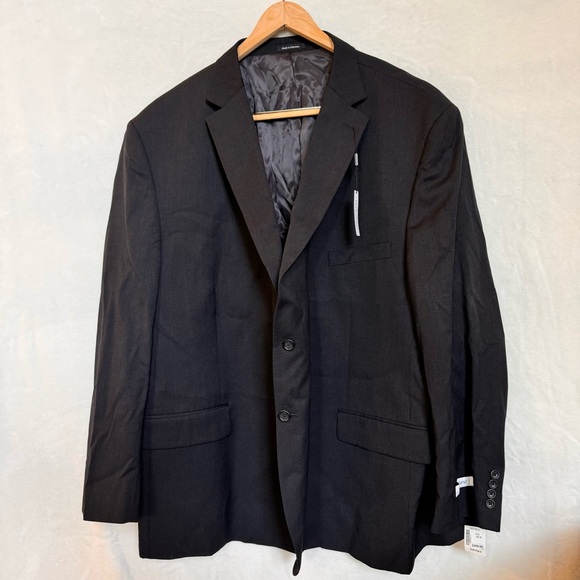 NWT Men’s warehouse pronto uomo 2 button closure Wool blazer MODEL 2 BTN SV 60R